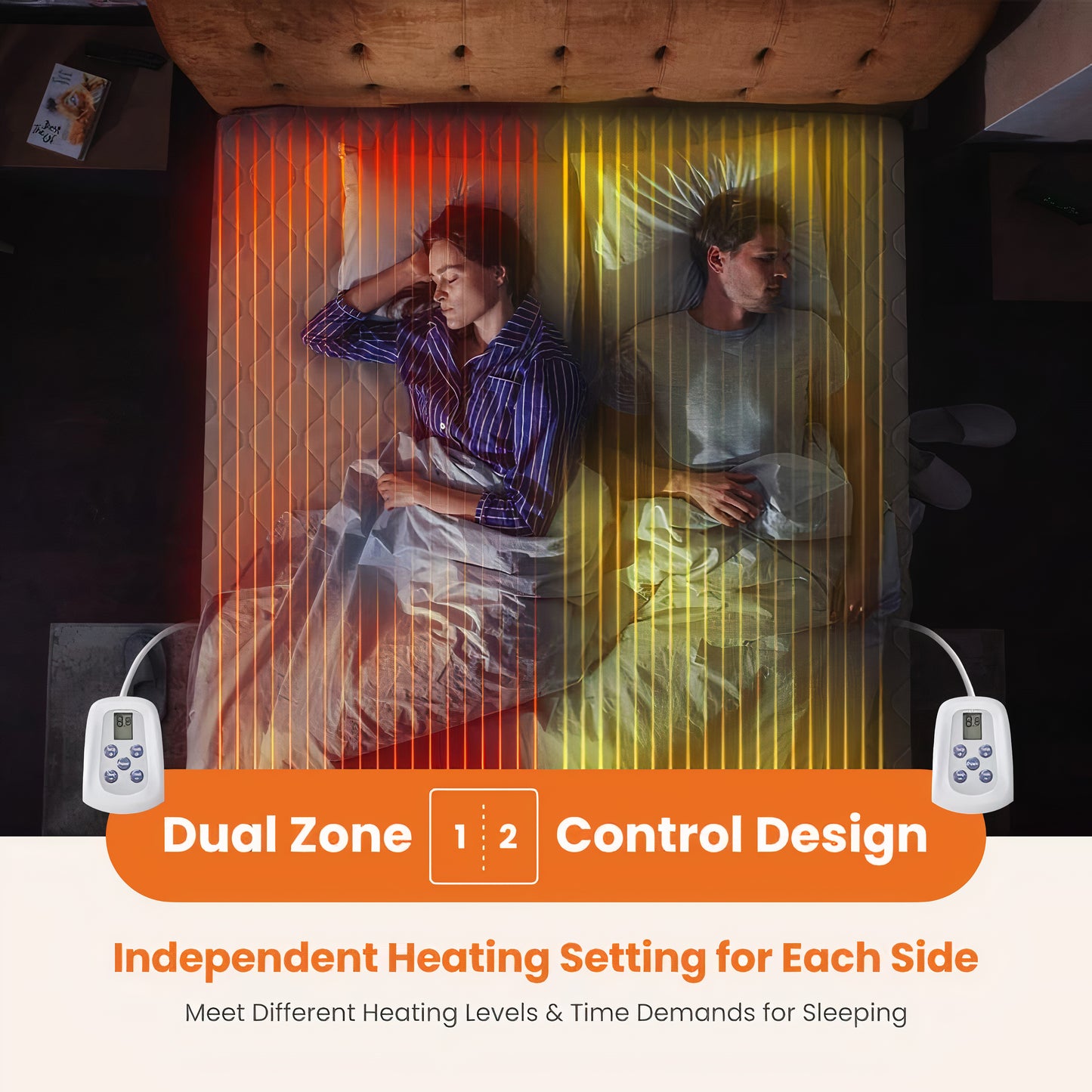 Gacci Dual Zone Heated Mattress Pad