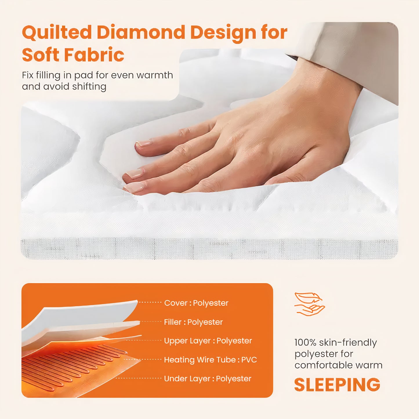 Gacci Dual Zone Heated Mattress Pad